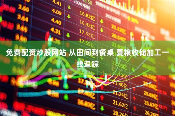免费配资炒股网站 从田间到餐桌 夏粮收储加工一线追踪